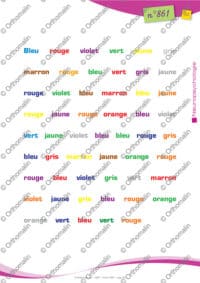 Le tourbillon des couleurs