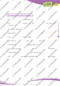 Phrases à compléter (mots avec ill et y)