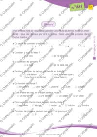 Compréhension de deux petits textes mathématiques