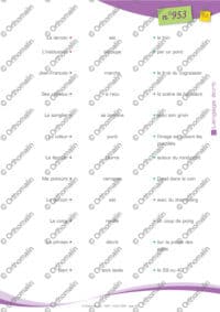 Assembler des phrases à partir de mots en oin