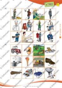 Loto mémory des métiers ier ier