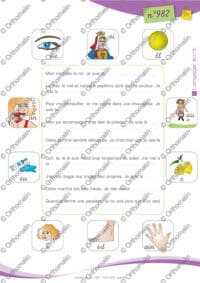 Associations de dessins et de particularités orthographiques (2)
