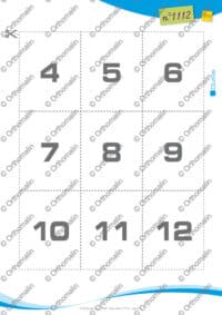 Cartes chiffres de 1 à 100