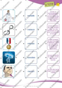 Relier image / mot (M-)/ définition