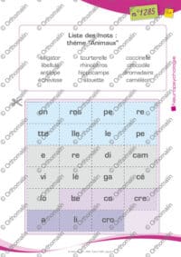 Vrac de vrac - 4 syllabes - Animaux