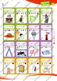 Jeu de 7 familles [ch] / [j] / [s] / [z] (dessins)