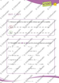 Confusions ien / ein
