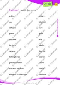 Particularités des animaux