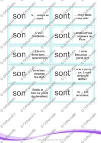 Domino son/sont
