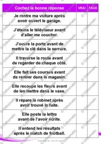 Chronologie VRAI/FAUX