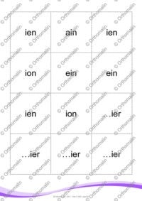 Crapette syllabes complexes