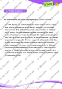 Texte insolite - Les pompiers - N°2