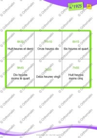 Petits jeux sur l'heure