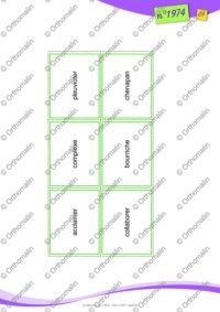 Loto des mots complexes 3