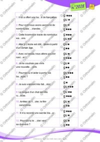 Règle contextuelle du /G/GU/GE