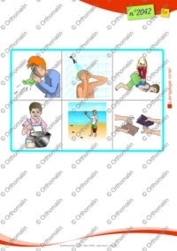 Loto des verbes en ch-j
