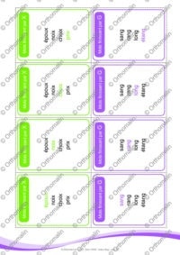 7 familles des lettres finales muettes