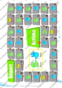 Jeu de plateau latéralisation