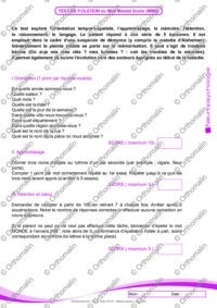 Regroupement de différents tests pour effectuer un bilan des maladies neurodégénératives