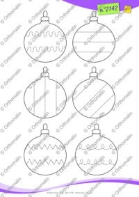 Les sapins et les boules de Noël