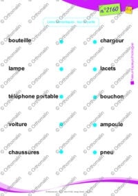 Liens sémantiques : associations de mots