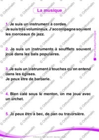 Devinettes - La musique