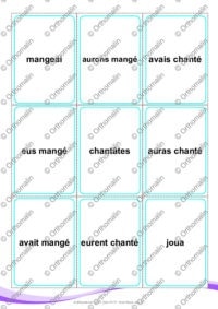 UNO conjugaison verbes fréquents niveau 2