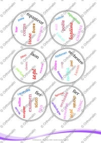 Dobble des mots irréguliers