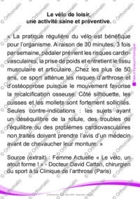 Le vélo...la forme sous toutes ses formes !