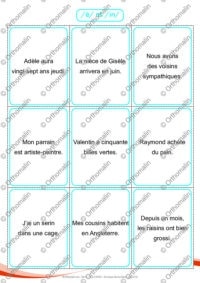 les écus-sons II (/o/-/on/ et /è/-/in/)