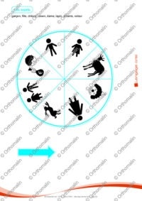 Les roues du langage 2 (phrases plus complexes)