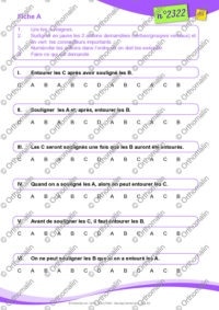 Consignes complexes (1)
