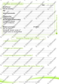 Anamnèse langage écrit - Enfant