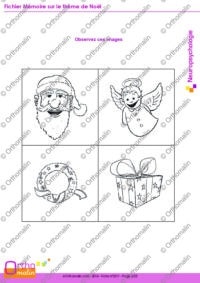 Fichier Mémoire sur le thème de Noel