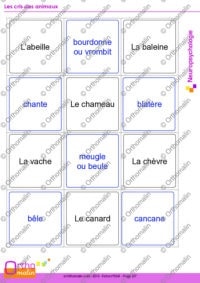 Les cris des animaux