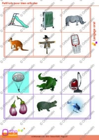 Petit loto pour bien articuler