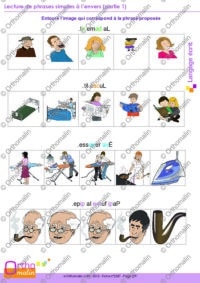 Lecture de phrases simples à l'envers (partie 1)