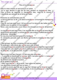 Pilou et les "gn"