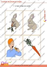 Construire des phrases en images