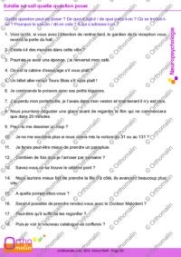 Eulalie ne sait quelle question poser