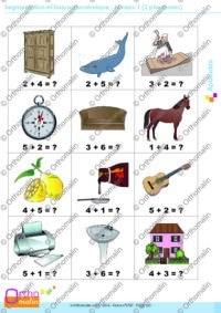 Segmentation et fusion phonémique - Niveau 1 (2 phonèmes)