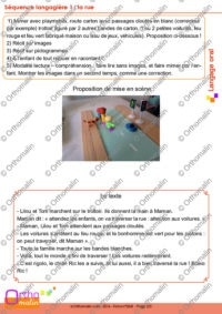 Séquence langagière 1 : la rue