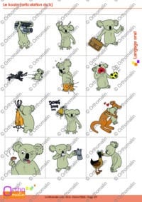 Le koala (articulation K)