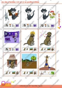 Jeu des 6 familles /ch/ et /j/ en position initiale