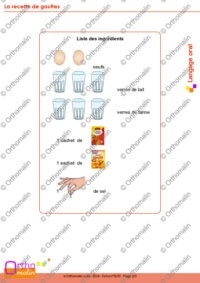 La recette de gaufres