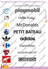 Apprentissage implicite de la lecture - première partie lettres et mots