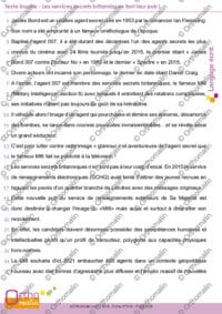 Les services secrets britanniques font leur pub !