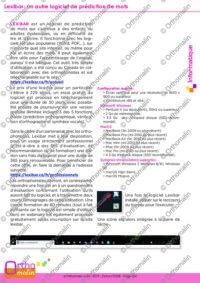 Lexibar : un autre logiciel de prédiction de mots
