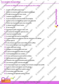 Successions temporelles