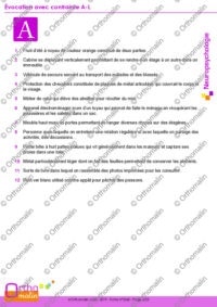 Évocation avec contrainte A-L